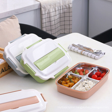 Microwave Safe 3 Compartment Worker Food Lunch Box